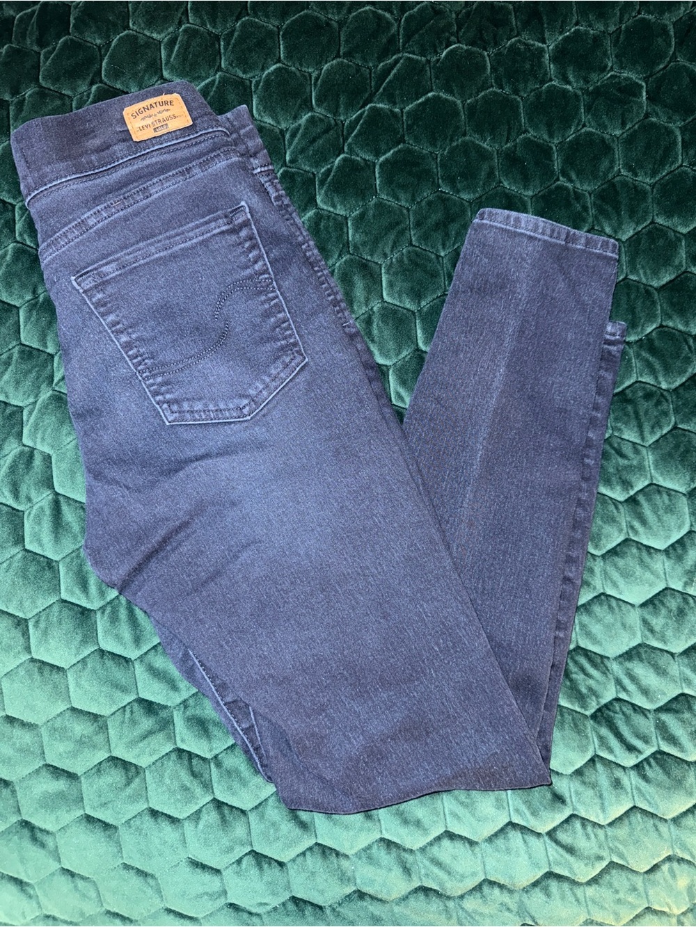 Signature by Levi Strauss Navy Pull-On Skinny Jeans